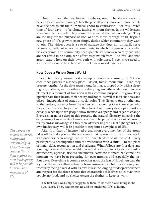 Beyond you and me : inspirations and wisdom for building community